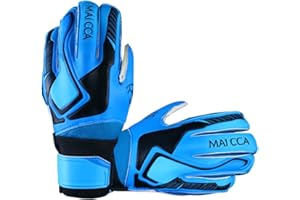 PolyMath Gants de Goalkeeper de Football pour Garçons Enfants Adultes Kit de Goalkeeper Premium Gant de Gardien de Foot Super Grip & Protection Taille 6/7/8/9/10