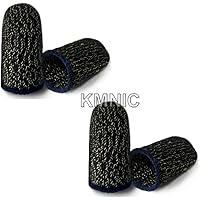 4 Pcs Pubg Finger Sleeves Ector Gaming Controller Finger Cover Sweat Proof Gaming Finger Gloves Non-Scratch Sleeve Sensitive Mobile Touch Screen Sleeves Best for PUBG Shoot and Aim Keys