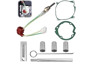 Palwin 9 Pezzi Kit di Riparazione Candelette a Incandescenza, 12V 5KW 8KW Kit di Manutenzione Riscaldatore da Parcheggio, Candeletta di Accensione per Riscaldamento Ad Aria, Parcheggio, Auto