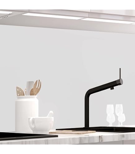 Pare-éclaboussures Autocollant Pour Cuisine 'Limettes Et Glaçons' - Version PRO PVC 0.2mm, Dimensions Sur Mesure