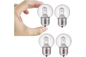 RUNSMOOTH Bombillas para Horno Bombilla Resistente Al Calor De Luz Cálida E27 40W Bombilla para Horno 220-240V Lámpara De Horno Bombilla Resistente Al Calor 500 ° C (Blanc - 4 piezas)