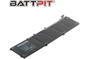 BattPit 6GTPY Battery Compatible with Dell XPS 15 9570 9560 9550 7590 Precision 5510 5520 Series 1P6KD 4GVGH 5XJ28 5D91C H5H20 [11.4V / 97Wh]