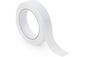 LOCKGO Anti Slip Tape PVC, 25MM x 5M Safety Strong Self-Adhesive Textured Tapes Residue Free, Non-Slip Long Track Clear Sticker Safe Walking Tapes for Outdoors Indoors Stair Floor Steps Home Office Decking