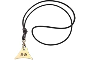 LOGAN WHISTLES Logan Turbo Solid Brass Whistle and Nappa Leather Lanyard