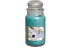 Price's Candles - Candela in Giara Grande Spa Moments - Durata Fino a 150 ore di Combustione