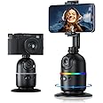 VANTRO Auto Face Tracking Tripod - 360° Rotating Smart Shooting Holder with Gesture Control | Detachable Stand Tripod for Vlogging, Streaming, Instagram Reels| Rechargeable