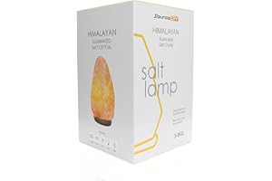 SourceDIY 3-5 Kg Salt Lamp- Pink Himalayan Crystal Light Home Décor Accessory with Button Control and British Style Electric Plug Fine Quality Relaxation Gifts for Women & Men [Energy Class E]
