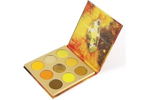 Docolor 9 Couleurs Jaune Palette Maquillage Yeux Eyeshadow Palette Palette de Maquillage Professionnel Mattes Shimmers Naked Smokey Glitter Cream Colorful Palette de Maquillage Très Pigmentée