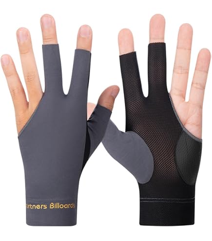 Lot De 4 Gants De Billard - Lycra Élastique Pour Main Gauche - Snooker, Pool, Carom