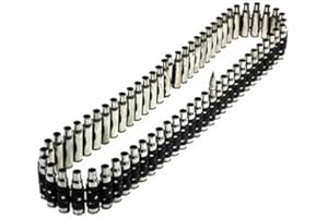 PIRATENLADEN Patronengurt mit 65 MG Patronen-Hülsen, M60 Maschinengewehr