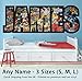 Price comparison product image Childrens Name Wall Stickers for Boys/Girls/Kids Bedroom - Any Name in Marvel Avengers Superhero, Captain America, Spiderman, Thor, Hulk design Wall Art/Decals/Stickers - Premium Quality Removable Vinyl