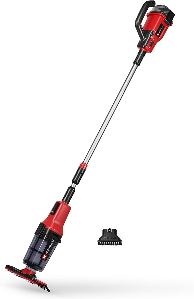 Einhell Akülü Havuz Vakumu GE-PV 18/42 Li T-Solo 3424400 | PXC | 18 V | su geçirmez akü kutusu | 32 cm emiş başlığı | 220 cm'ye kadar teleskopik sap | dar başlık | akü hariç