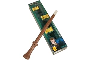 Rubie's 9706 - Bacchetta per Harry Potter, con luce e suono, taglia unica