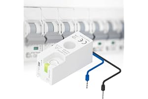 NodOn - Zigbee 3.0 intelligent energimätare, strömförbrukning och kraftproduktion i realtid, ultrakompakt, exakt mätning, kompatibel med Home Assistant, Jeedom, Zigbee2MQTT, ZHA