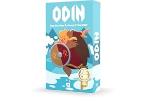 Helvetiq | Odin | Kartenspiele | Inspiriert von den Wikingern | Gesellschaftsspiele ab 7 Jahre | Spiele für Erwachsene | Kombiniert Wikingerkarten, um zu gewinnen | Für 2-8 Spieler ab 7 Jahren