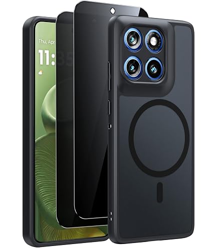 YOUULAR Custodia Per Google Pixel 8 Pro – Rigida+TPU Con Staffa E Clip Dorsale A 360°