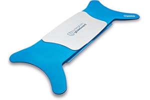 BUCKINGHAM HEALTHCARE Buckingham Glideboard Transfer Board Wheelchair Accessories Mobility Aids Wheelchair Transfer Seat Disability Aids for Elderly and Disabled Mobility Aids Furniture Transfers Blue/White