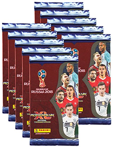 Preisvergleich Produktbild FIFA World Cup Adrenalyn XL 2018 - 10 Booster