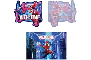 SCOOVY 16 Pcs Spider-mann Biglietti Invito Compleanno, Biglietti Invito per Bambini, Invito Compleanno con Buste, Decorazioni per Feste, Inviti Inglesi per Festa di Compleanno per Ragazze e Ragazzi
