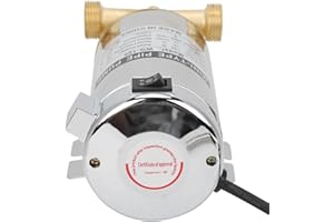 MARHYNCHUS 100W Bomba de refuerzo WG-100, pequeña bomba de refuerzo de presión de agua automática, bombas de agua eléctricas, utilizada en la ducha o el jardín(EU Plug 220V)