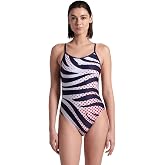 Multi Stripes Swimsuitalylace Back Women's Swimmer Swimsuit 007158710