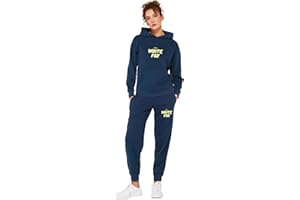 B&S TRENDZ Women's Tracksuits Printed Sweatshirt and Sweatpants Sets 2 Piece Jogger, Letter Print Set, Casual Activewear Loungewear Sets for Ladies Kids, Womens Full Set Outfits Fashion Hoodies and Sweatpant