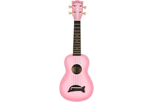 KALA Makala DOLPHINS MK-SD/PK Soprano Ukulele, Pink Gloss