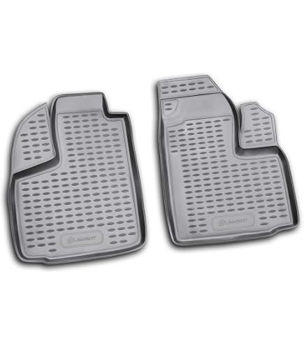 Tappetini Auto In Gomma Per Fiat Doblo I (2001-2006) – Set Da 4 Pezzi Con Bordo Rialzato 1,5 Cm - 2