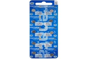 BEST PRICE SQUARE SR626SW Renata 377 Lithium-Knopfzelle (hergestellt in der Schweiz), 10 Stück