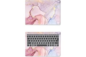 BIJIHUA Autocollant Pc Portable Peau Universal Marble Laptop Cover Stickers Skins Vinyl Skin 2Pcs Décorer Decal 13.3"14" 15.6"17.3" Etc.