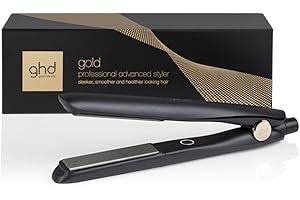 ghd gold Glätteisen: Für alle Haartypen, 26mm Platten, langanhaltendes Styling, für sleekes, glattes Haar mit mehr Glanz, Profi-Ergebnisse ohne extreme Hitzeschäden