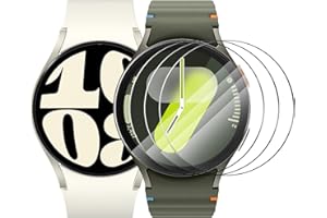 WOOZ [3-Pack] Screen Protector for Samsung Galaxy Watch 7/Galaxy Watch 6/Galaxy Watch 5 40mm, Tempered Glass Screen Protector Cover HD 9H Hardness Scratch Resistant