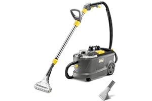 ‎KÄRCHER Kärcher odkurzacz piorący Puzzi 10/1 Edition, zbiornik na wodę czystą: 10 l, ilość natrysku: 1 l/min, wydajność powierzchniowa: 20-25 m²/h, ssawka do tapicerki, ssawka szczelinowa, ssawka podłogowa