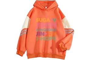 Dolpind Kpop BTS Map of The Soul Persona BTS Sweat à capuche Jimin Suga Jung Kook V BTS Merchandise Pull