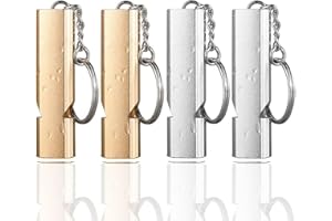 JOWRUN Silbato de Emergencia,Silbato de Alarma,Silbato de Perro Emergencia,Silbato Arbitro Doble Tubos High Decibel,para Kayak,Canotaje,Natación,Supervivencia Acuática,Senderismo,Camping,Escalada