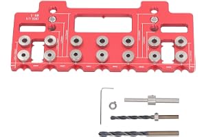 Hylla Pin Jig Aluminiumlegering Skåp Hålborrmall för Träbearbetningsskåp Hårdvara Jig