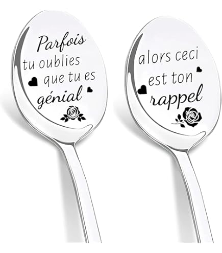 Cadeau D'Anniversaire Femme Homme Une Cuillérée D'Amour Cuillère à