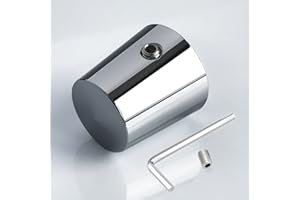 Benlari Chrome Heel Shift Eliminator Cap Shaft Cap Compatible for Harley Davidson Touring Road King Street Glide Electra Glide Road Glide Trike 1980-2022