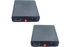 YIMEIZHIGUANG 4 AA Battery Holder with USB Female Socket & 6V Socket - 2 Pcs On/Off Switch Battery Case for RC Cars, LED Lights, DIY Electronics | Plastic Storage Box with Indicator Light, No Soldering Required