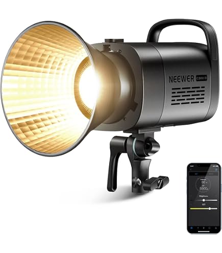 NEEWER CB100C 130w RGB LED Video Light, APP/2.4G Control 360° Full