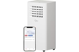 SUNTEC WELLNESS SUNTEC condizionatore portatile Coolfixx 2.6 - climatizzatore portatile 9000 btu - Per locali fino a 34 mq - Raffrescatore, deumidificatore con refrigerante ecologico R290 - Per abitazioni e uffic