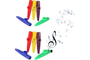 NECKIP 10 Pcs Plastic Musical Instruments Children's Musical Instruments Colored for Gift, Prize and Party Favors