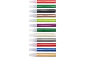Baker Ross FE795 Suncatcher Paint Pens Bumper Pack - Pack of 10, Stained Glass Effect Pens for Kids, Christmas Arts and Craft Supplies