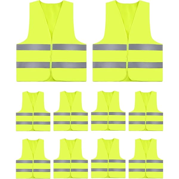 Enfants Gilet (3-12 Années) Réfléchissante Gilet Réflecteur École Vélo Gilet