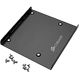 Corsair SSD Einbaurahmen (Einzel Laufwerk, geeignet für 1 x SSD 6,4 cm (2,5 Zoll) auf 8,9 cm (3,5 Zoll)) schwarz (CSSD-BRKT1)