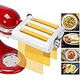 Astylway Pasta Maker Attachment 3-in-1 Roller & Cutter Set for KitchenAid Stand Mixer including Pasta Sheet Roller Spaghetti Cutter Fettuccine cutter-cutter