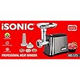 iSonic iMG 575 Electric Meat Grinder with 3 cutting plates - 1500 Watts