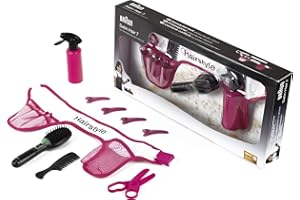 Klein Theo 5870 - Braun Satin Hair 7 Cinturón De Peluquería con Cepillo, Juguete