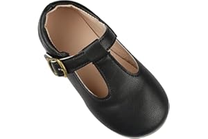 TRIWORIAE-Scarpe Mary Jane Eleganti per Ragazze Ballerine Basse per Matrimonio, Festa, attività, Scuola