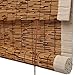 Produktbild MEI XU Rollo Bambus Vorhang - Hochwertige Reed Heben Dekoration Rollo Retro Wasserdicht und Mehltau ökologische Sonnenschirm Partition Vorhang 3 Farben - Mehrere Größen (Farbe : B, Größe : 100x120cm)